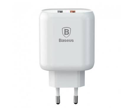 Сетевое зарядное устройство Baseus Bojure Series 23W 2USB White