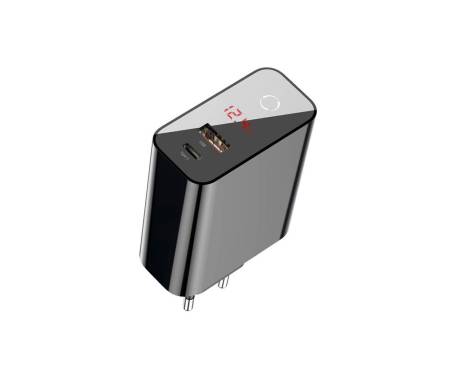 Сетевое зарядное устройство Baseus Speed PPS Intelligent Power-off 3.0+QC3.0 45W Black (CCFSEU907-01)
