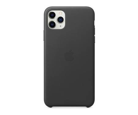 Чехол для смартфона Apple iPhone 11 Pro Max Leather Case - Black (MX0E2)