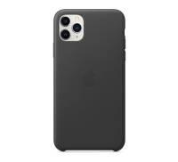 Чехол для смартфона Apple iPhone 11 Pro Max Leather Case - Black (MX0E2)