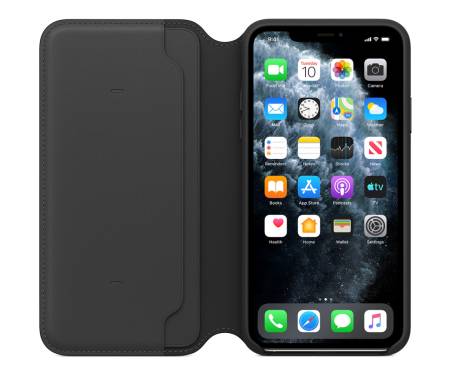 Чехол для Apple iPhone 11 Pro Leather Folio Black (MX062)