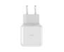 Сетевое зарядное устройство TOTU Dual USB EU Adapter 2.1A Pure Series, White (CACA-018)