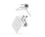 Сетевое зарядное устройство TOTU Dual USB EU Adapter 2.1A Pure Series, White (CACA-018)