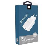 Сетевое зарядное устройство WUW C94 Quick Charge 3.0 1USB 3A White