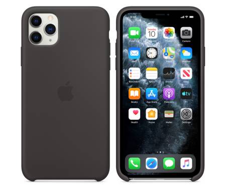 Чехол для Apple iPhone 11 Pro Silicone Case Black (MWYN2)