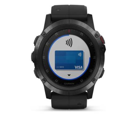 Смарт-часы Garmin Fenix 5X Plus Sapphire Black with Black Band (010-01989-60)