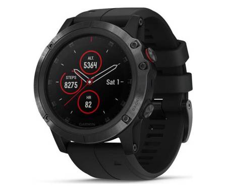 Смарт-часы Garmin Fenix 5X Plus Sapphire Black with Black Band (010-01989-60)