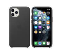 Чехол для Apple iPhone 11 Pro Leather Case Black (MWYE2)