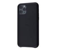 Чехол для Apple iPhone 11 Pro Leather Case Black Copy