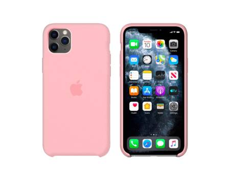 Чехол для Apple iPhone 11 Pro Max Silicone Case Light Pink Copy
