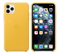 Чехол для Apple iPhone 11 Pro Leather Case Meyer Lemon (MWYA2)