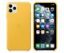 Чехол для Apple iPhone 11 Pro Leather Case Meyer Lemon (MWYA2)