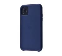 Чехол для Apple iPhone 11 Pro Max Leather Case Midnight Blue Copy