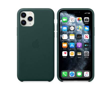 Чехол для смартфона Apple iPhone 11 Pro Leather Case-Forest Green (MWYC2)
