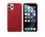 Чехол для смартфона Apple iPhone 11 Pro Max Leather Case - PRODUCT RED (MX0F2)