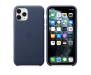 Чехол для Apple iPhone 11 Pro Leather Case-Midnight Blue (MWYG2)