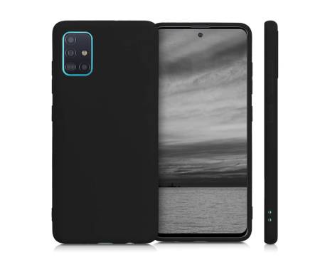 Чехол для Samsung Galaxy A51 WAVE Full Silicone Cover Black