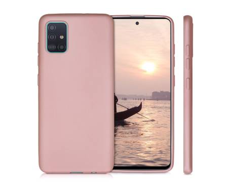 Чехол для Samsung Galaxy A51 WAVE Full Silicone Cover Pink Sand