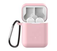 Чехол для Redmi AirDots Pro Silicon case с карабином Light Pink