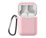 Чехол для Redmi AirDots Pro Silicon case с карабином Light Pink