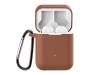 Чехол для Redmi AirDots Pro Silicon case с карабином Light Coffee