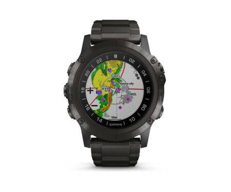 Смарт-часы Garmin D2 Delta PX Aviator Watch With Carbon Gray Titanium Band 51mm (010-01989-30)