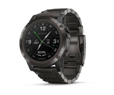 Смарт-часы Garmin D2 Delta PX Aviator Watch With Carbon Gray Titanium Band 51mm (010-01989-30)