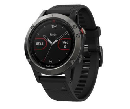 Смарт-часы Garmin Fenix 5x Slate Gray Sapphire With Black Band (010-01733-00)