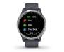 Смарт-часы Garmin Venu Silver Stainless Steel Bezel w. Granite Blue and Silicone B. (010-02173-01)