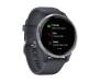 Смарт-часы Garmin Venu Silver Stainless Steel Bezel w. Granite Blue and Silicone B. (010-02173-01)