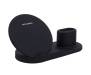 Беспроводная зарядная станция Sonder 3 в 1 Qi Wireless Fast Charging Black