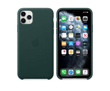 Чехол для смартфона Apple iPhone 11 Pro Max Leather Case - Forest Green (MX0C2)