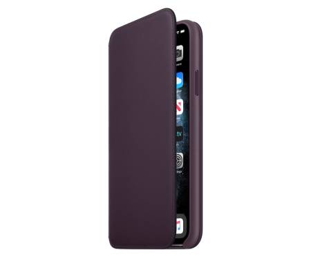 Чехол для Apple iPhone 11 Pro Leather Folio Aubergine (MX072)