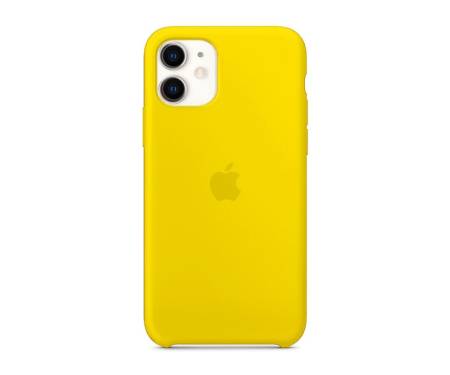 Чехол для Apple iPhone 11 Silicone Case Yellow Copy