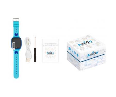 Смарт-часы AmiGo GO001 iP67 Blue 11