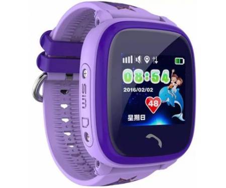 Смарт-часы UWatch DF25 Kids waterproof smart watch Purple (F_52339) 2