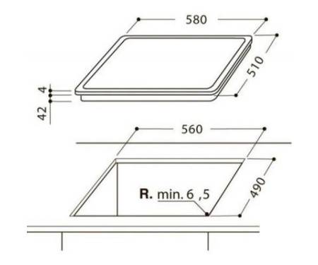 Варочная поверхность Hotpoint-Ariston HR 632 B 1