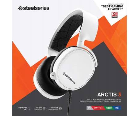 Наушники SteelSeries Arctis 3 White 2019 Edition (61506) 5