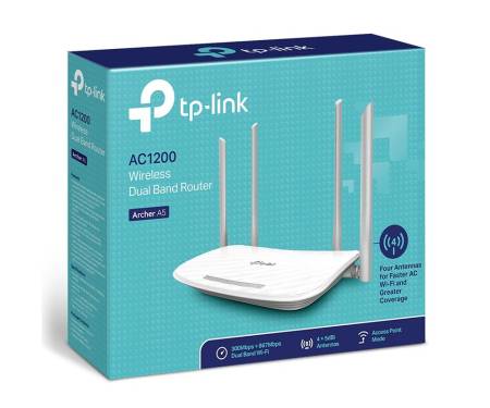 Беспроводной маршрутизатор TP-Link ARCHER A5 (AC1200, 4хFE LAN, 1хFE WAN, 4 антенны)