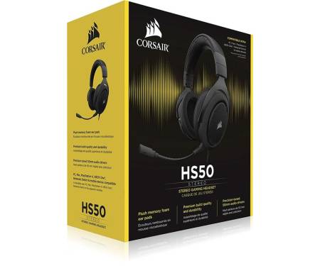 Гарнитура Corsair HS50 Carbon (CA-9011170-EU)
