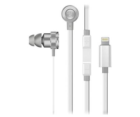 Гарнитура Razer Hammerhead for IOS Mercury White (RZ04-02090200-R3M1)