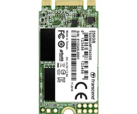 Накопитель SSD M.2 2242 256GB Transcend (TS256GMTS430S)