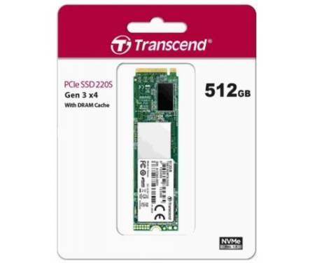 Накопитель SSD M.2 2280 512GB Transcend (TS512GMTE220S)