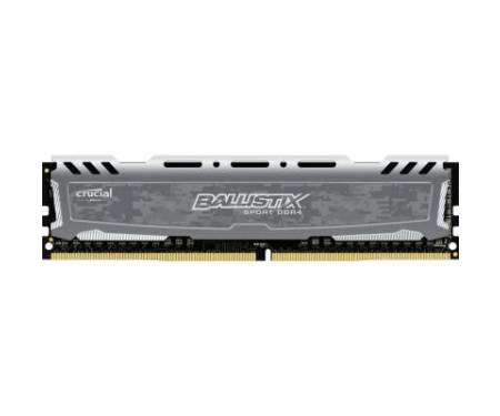 Модуль памяти для компьютера DDR4 8GB 3200 MHz Ballistix Sport Gray MICRON (BLS8G4D32AESBK)