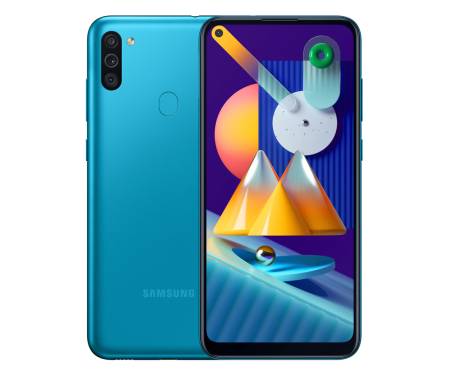 Смартфон Samsung Galaxy M11 3/32Gb Blue (SM-M115FMBNSEK)