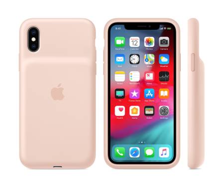 Чехол для Apple iPhone XS Smart Battery Case Pink Sand (MVQP2) 3