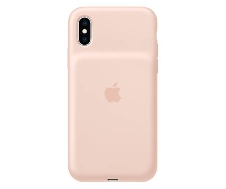 Чехол для Apple iPhone XS Smart Battery Case Pink Sand (MVQP2) 1