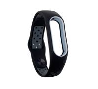 Ремешок для Xiaomi Mi Band 3/4 Sport Nike Black Gray