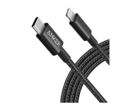 Кабель Anker USB C to Lightning Cable 1m Black