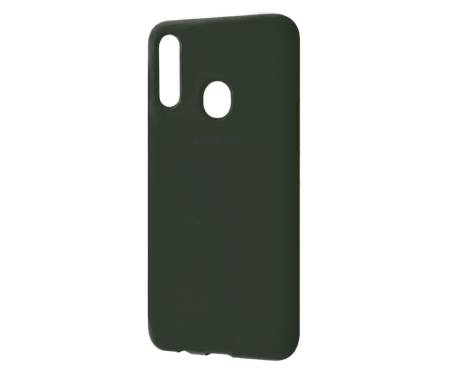 Чехол для Samsung Galaxy A20s Silicone Cover Dark Olive